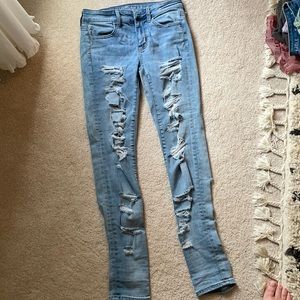 American eagle super stretch jeggings